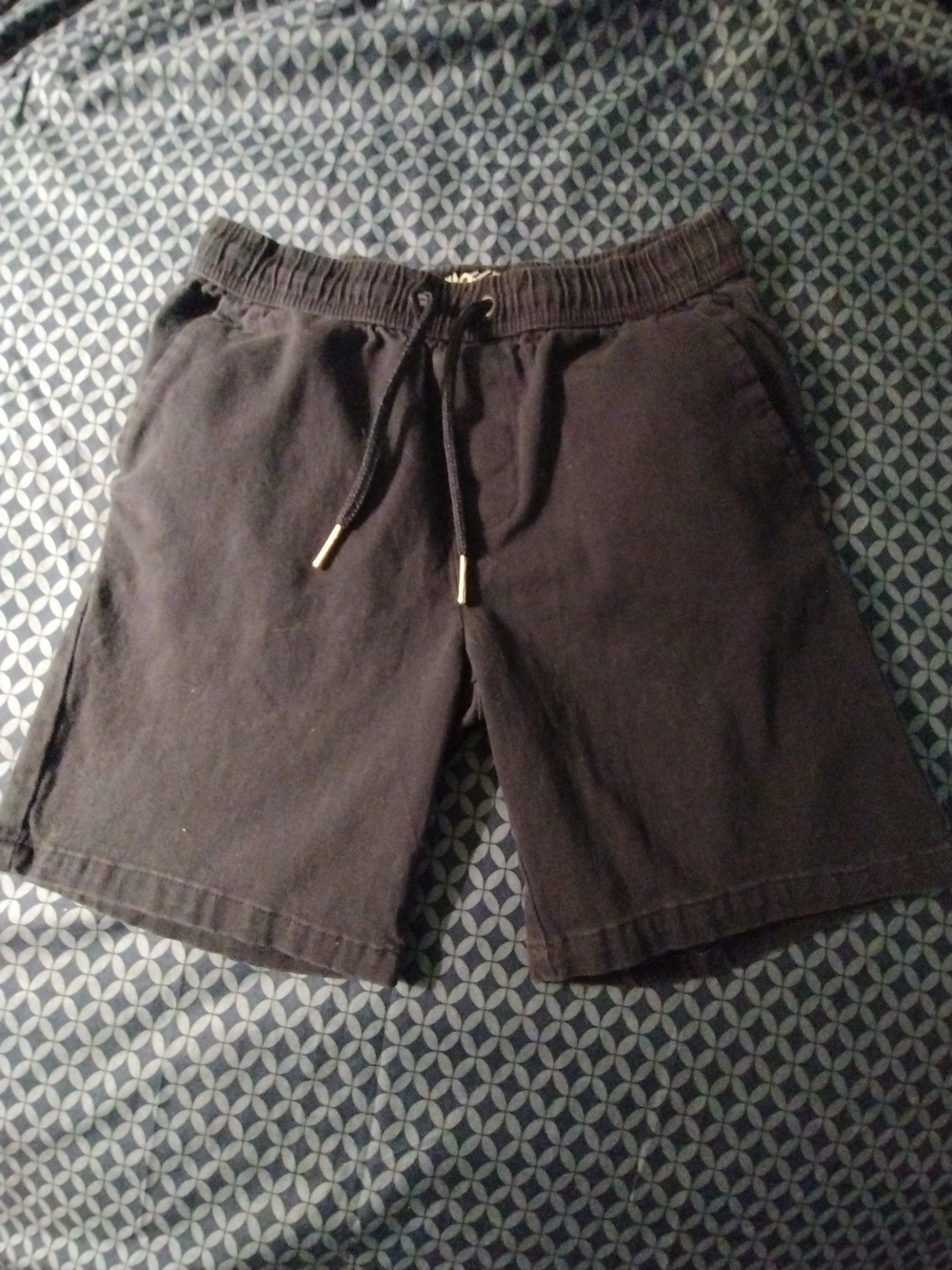 Mossimo Supply Co. Black Elastic Waist Drawstring Shorts